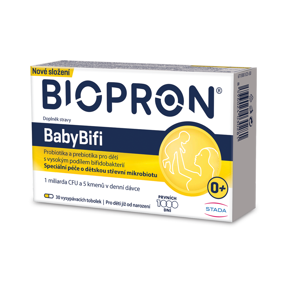 Levně Biopron BabyBifi probiotika pro děti 30 tobolek