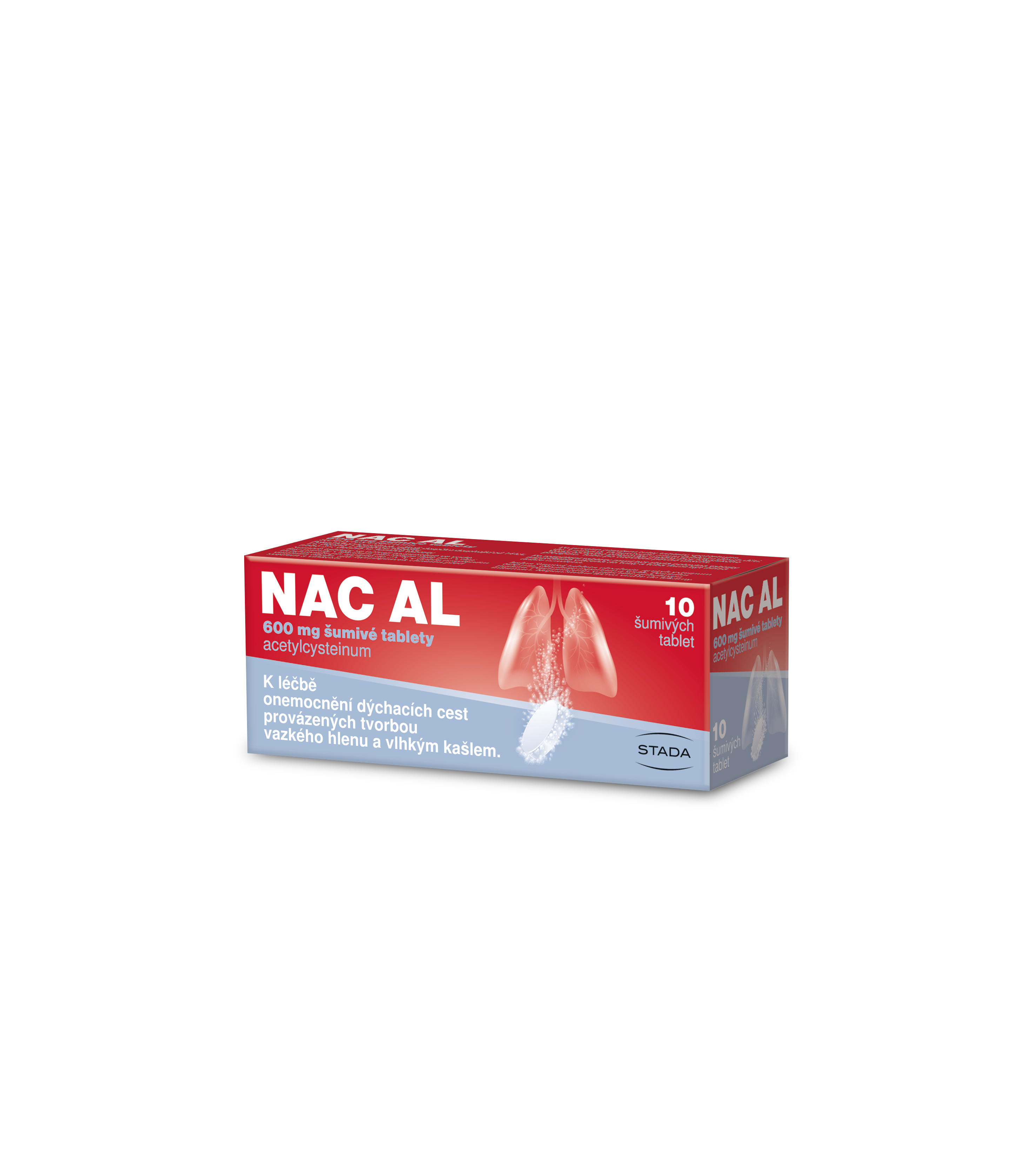 Levně NAC AL 600mg 10 šumivých tablet