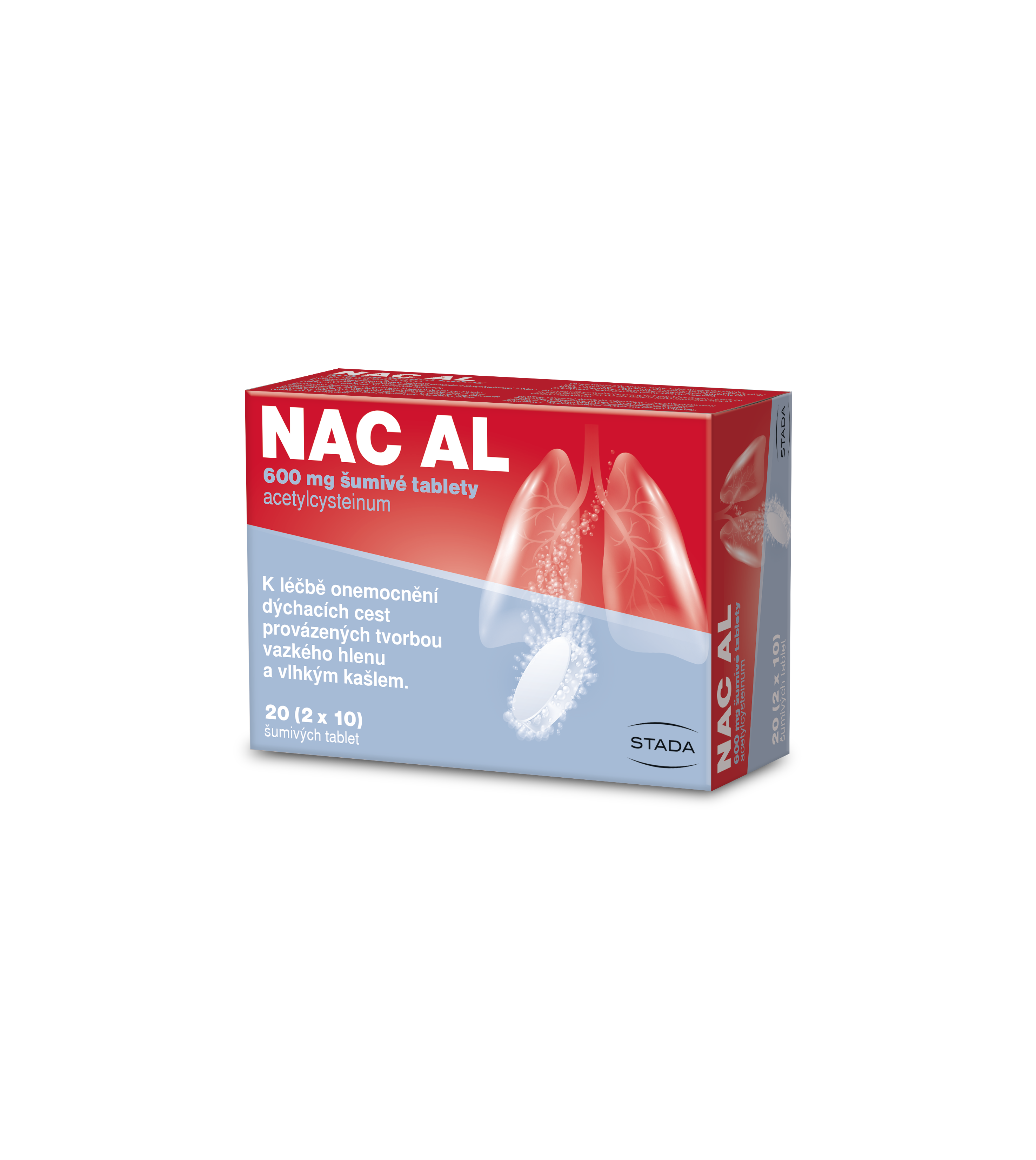 Levně NAC AL 600mg 20 šumivých tablet