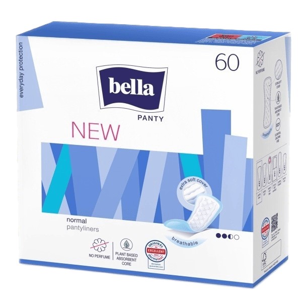 Levně Bella Panty new slipové vložky normal 60ks