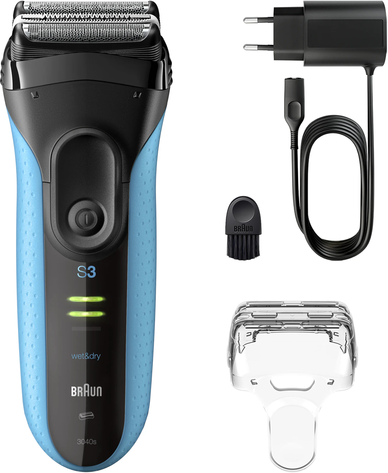 Levně Braun Series 3+ 3040S holicí strojek Wet&Dry