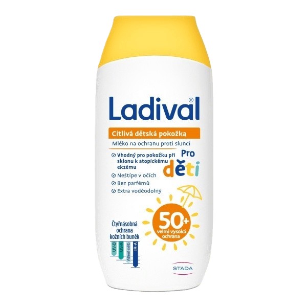Levně Ladival dětská citlivá pokožka mléko OF50+ 200ml