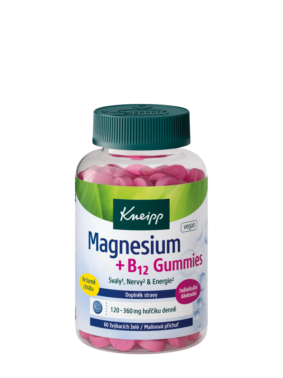 Levně Kneipp Magnesium+B12 gummies 60ks