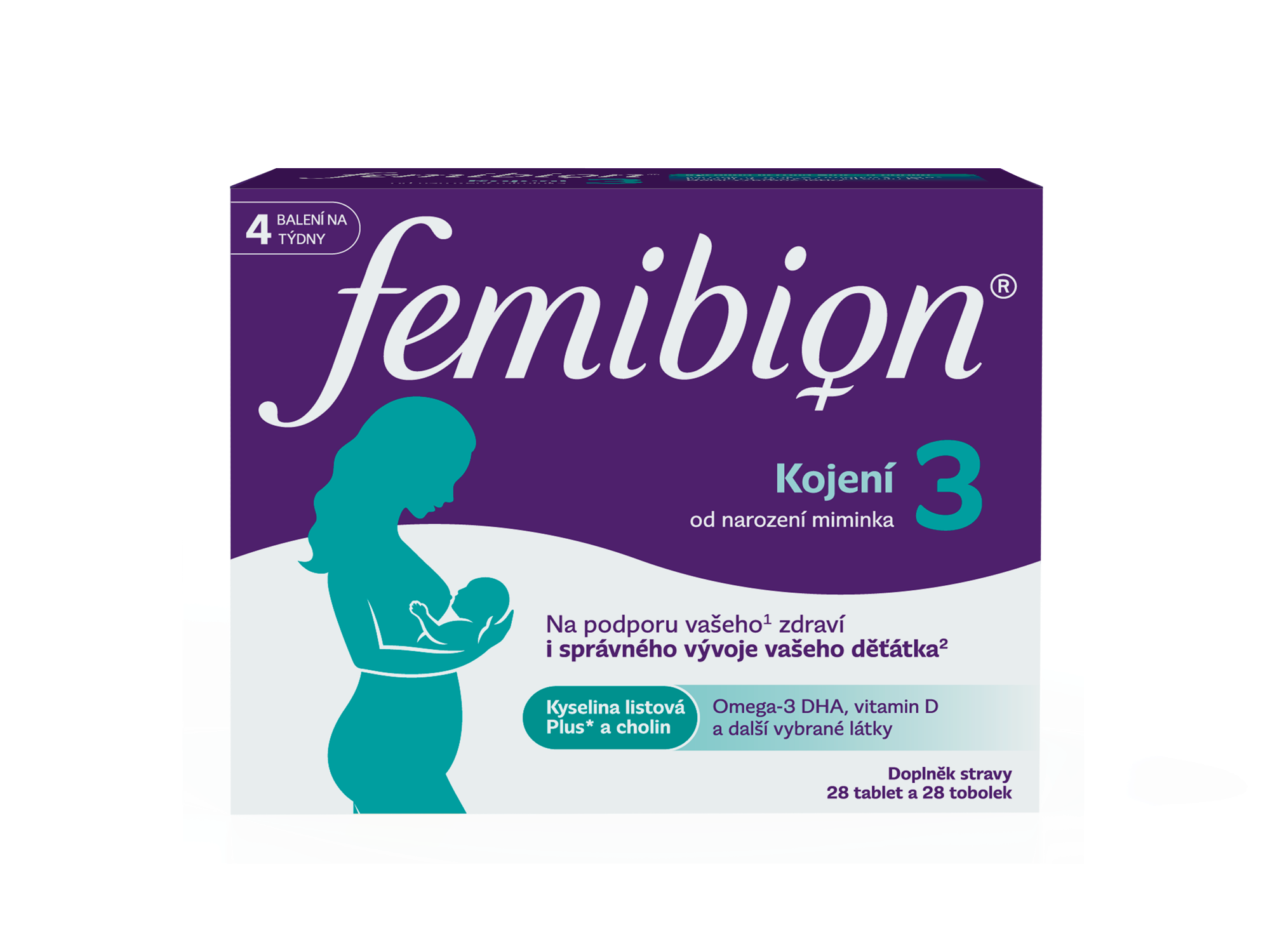 Levně Femibion 3 Kojení tbl.28 + tob.28