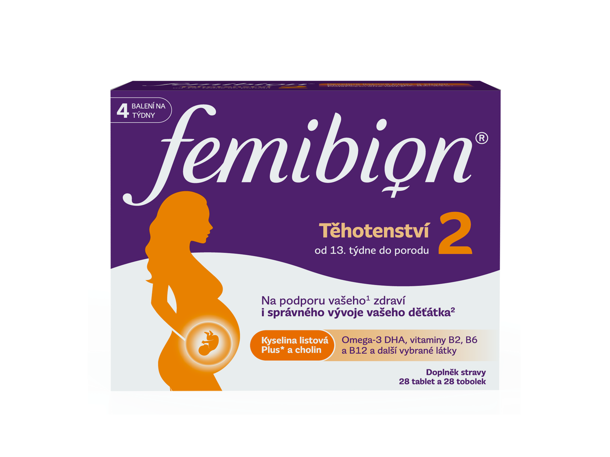 Levně Femibion 2 Těhotenství tbl.28 + tob.28