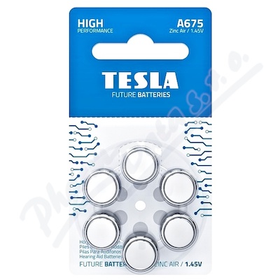 Levně TESLA BATTERIES A675 Hearing AID (PR44) 6ks