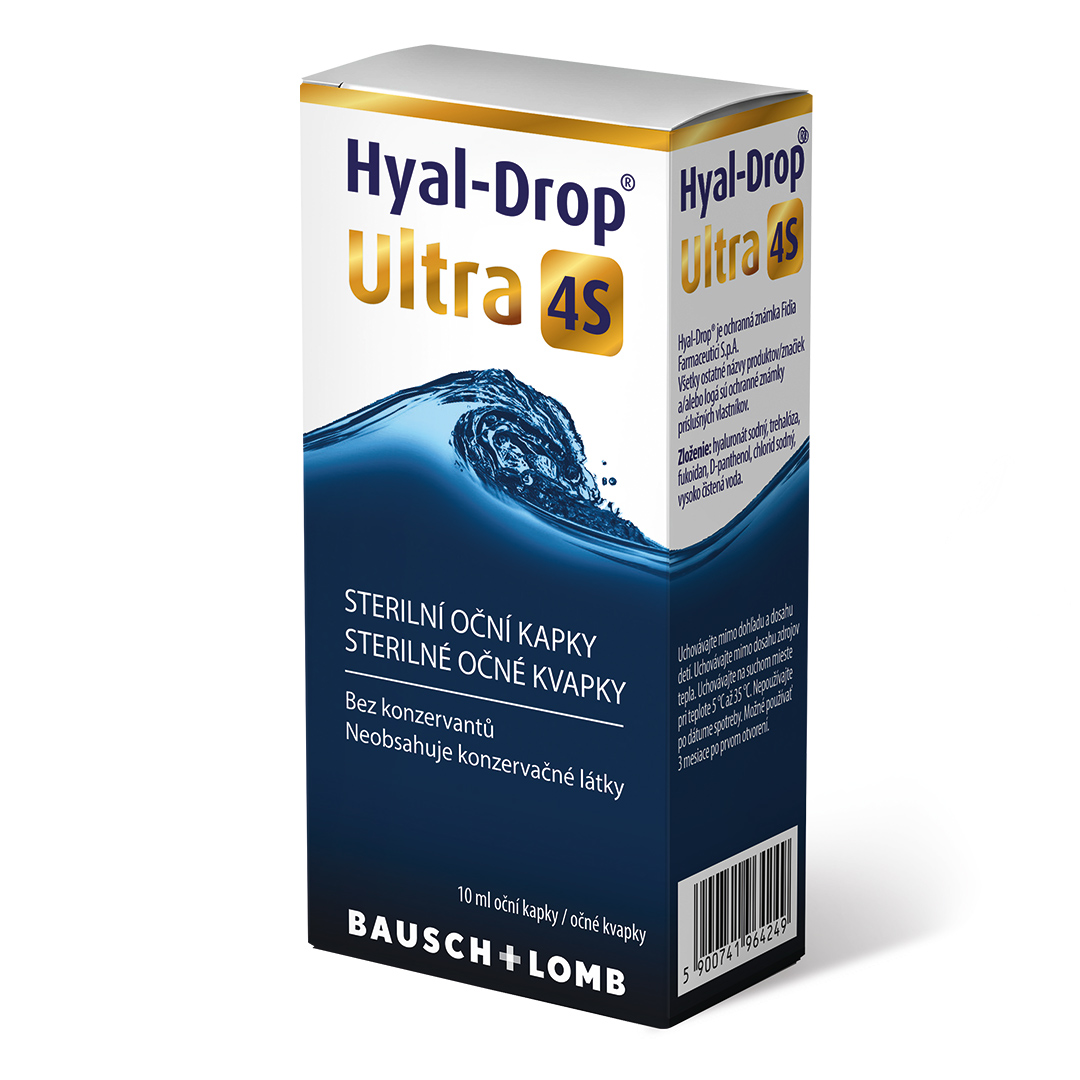 Levně Hyal-Drop Ultra 4S eye drops 10ml Bausch+Lomb