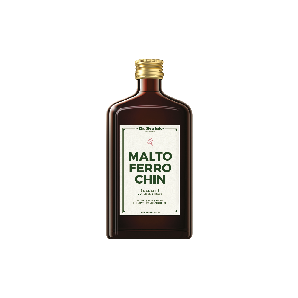 Levně Dr.Svatek MALTOFERROCHIN Medicinální víno 500ml