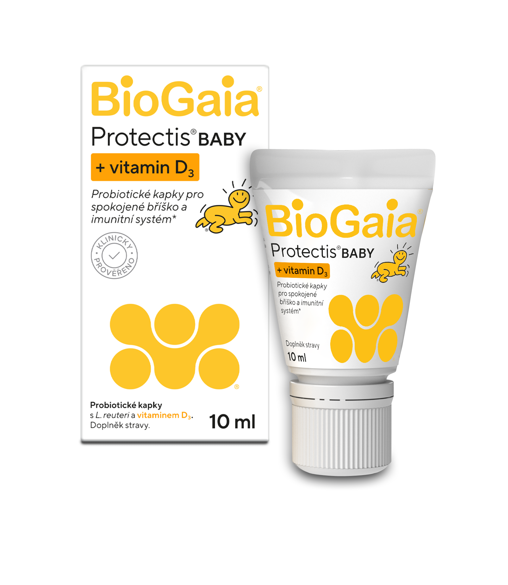 Levně BioGaia Protectis BABY + vit.D3 probio.kapky 10ml