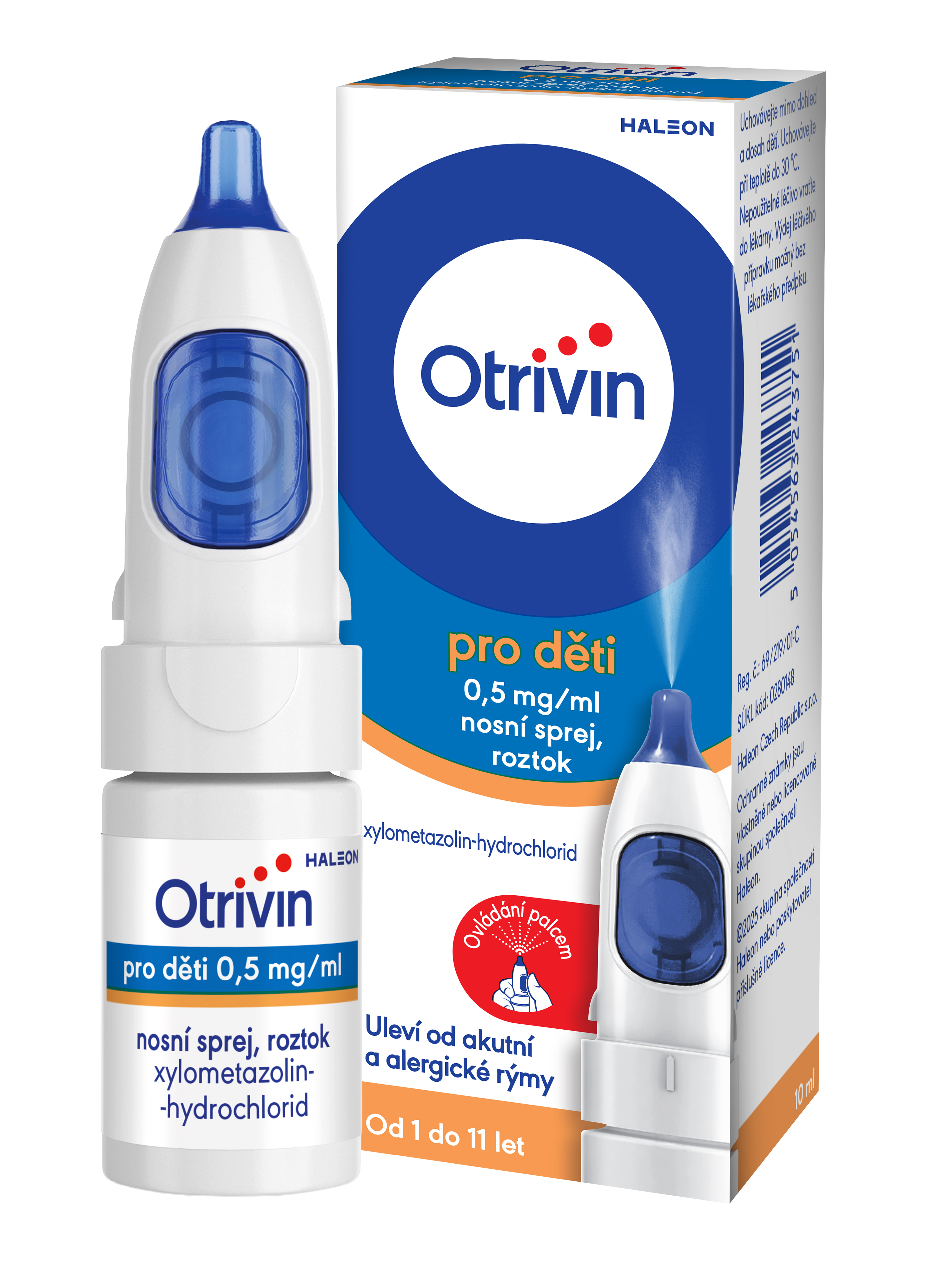 Levně Otrivin pro děti 0.5mg/ml nas.spr.sol.1x 10ml
