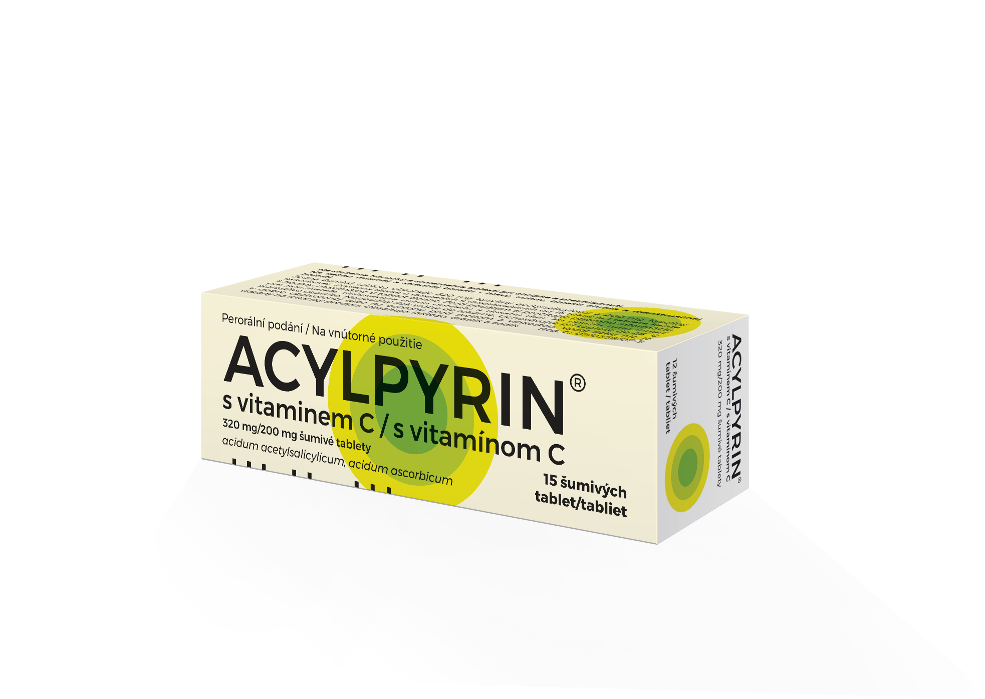 Levně Acylpyrin s vitaminem C 320mg/200mg 12 šumivých tablet