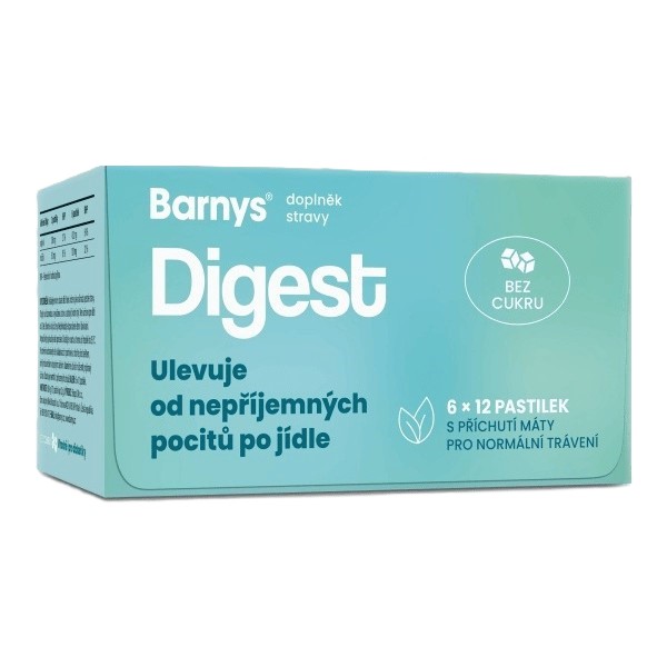 Barnys Digest 6x12 pastilek