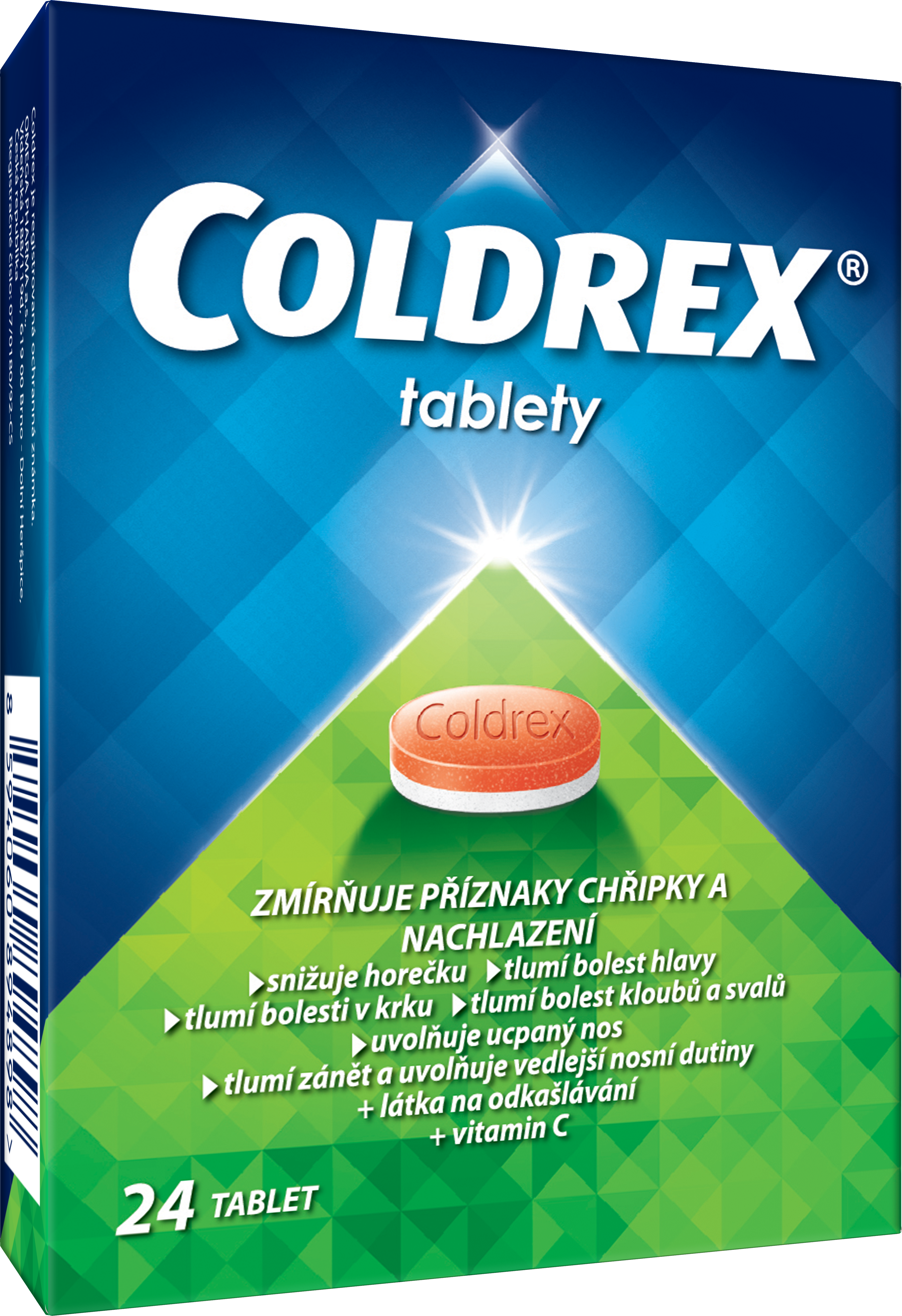 Coldrex 24 tablet koupíte na MojeLékárna.cz