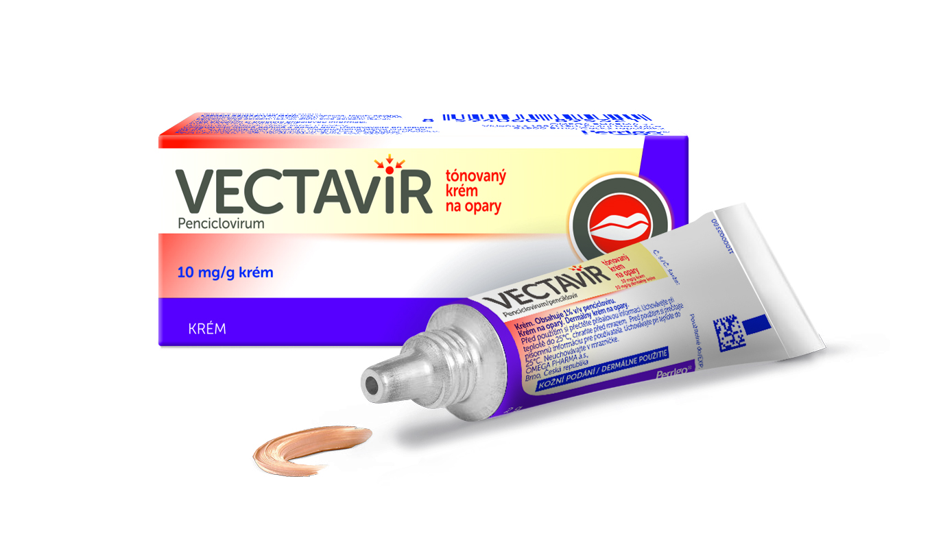 VECTAVIR TÓNOVANÝ KRÉM NA OPARY DRM 10MG/G CRM 1X2G koupíte na MojeLékárna.cz