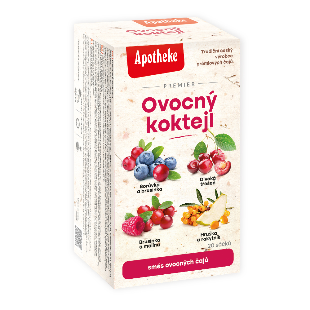Apotheke Premier Ovocný koktejl směs čajů 20 sáčků koupíte na MojeLékárna.cz