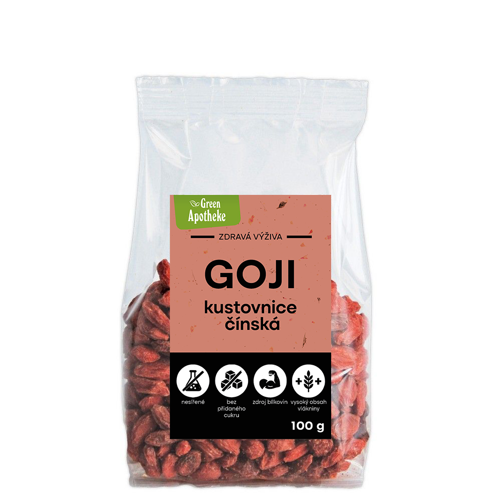 Green Apotheke Goji kustovnice čínská 100g koupíte na MojeLékárna.cz