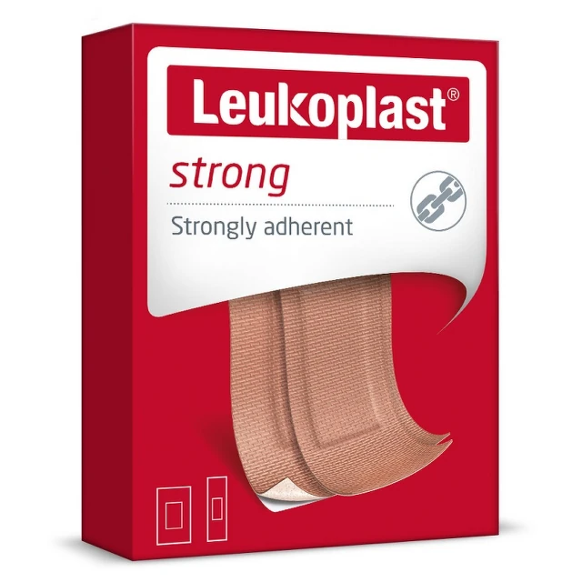 Leukoplast Strong náplast pevná 2 vel. 20 ks koupíte na MojeLékárna.cz