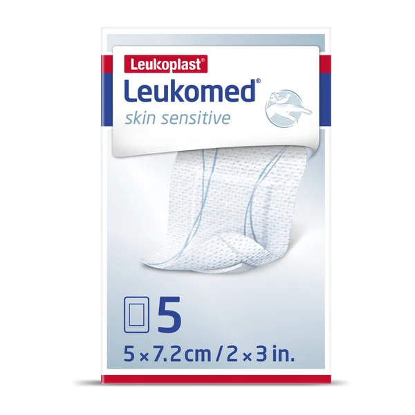 Leukomed Skin Sensitive netk.krytí 5x7.2cm 5ks koupíte na MojeLékárna.cz