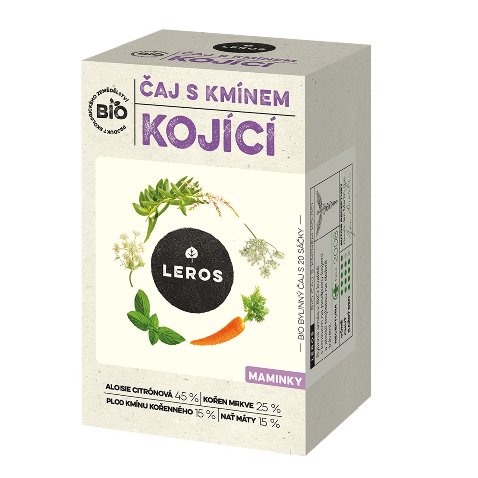 LEROS Čaj s kmínem kojící BIO 20x1.8g