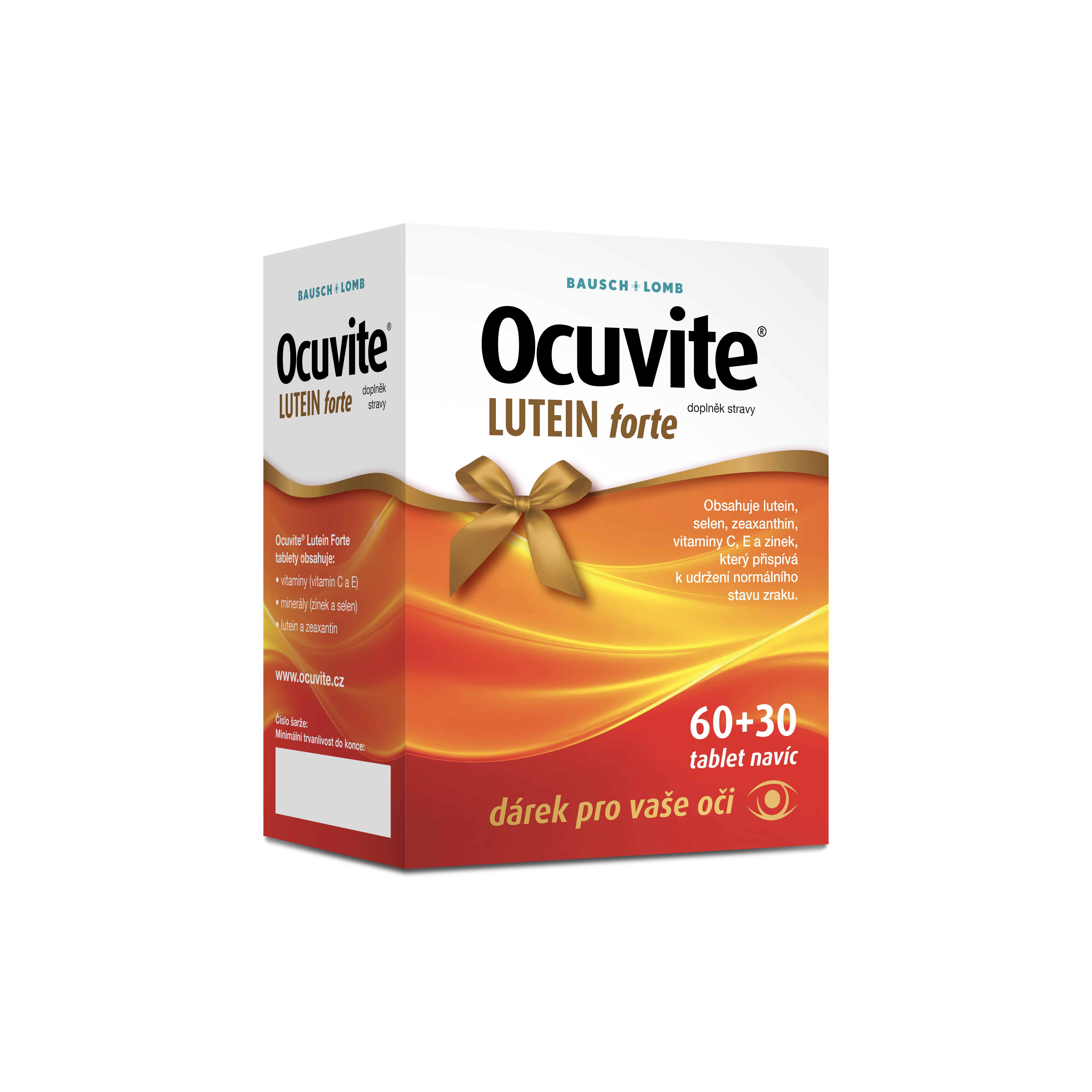 Ocuvite LUTEIN forte dárkové balení 60+30 tablet