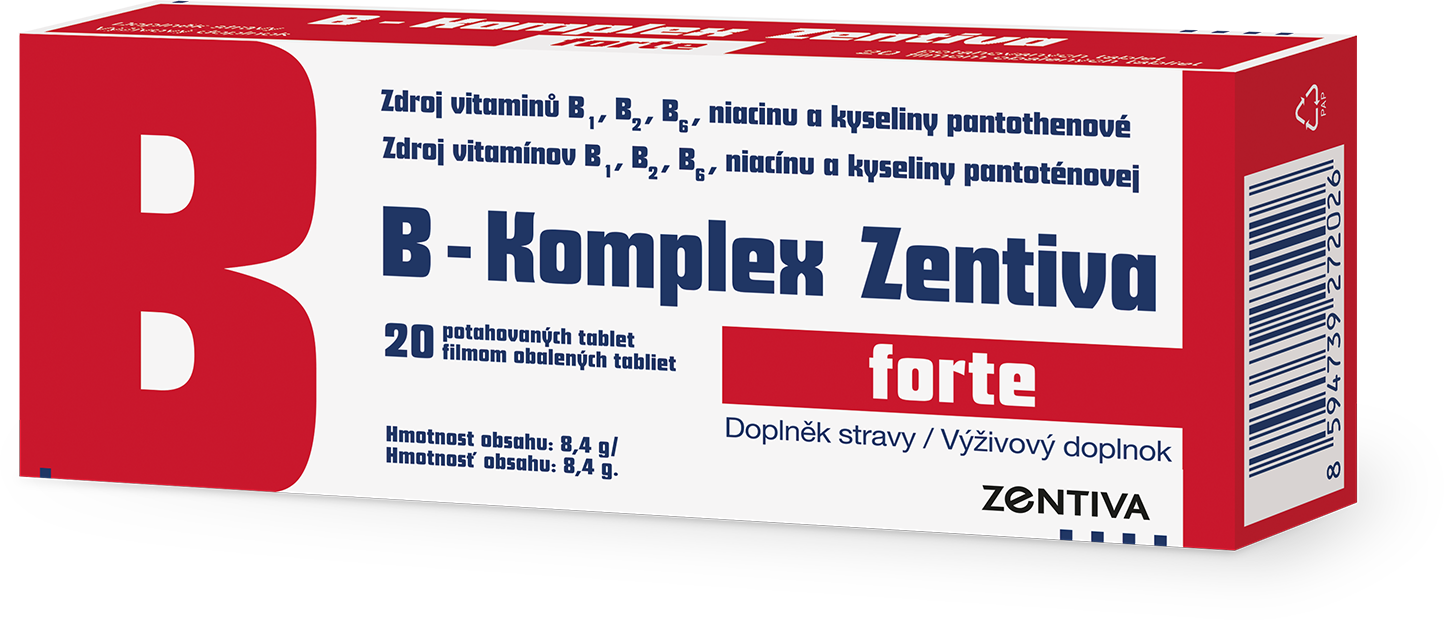 Sanofi B-Komplex Forte 20 tablet koupíte na MojeLékárna.cz