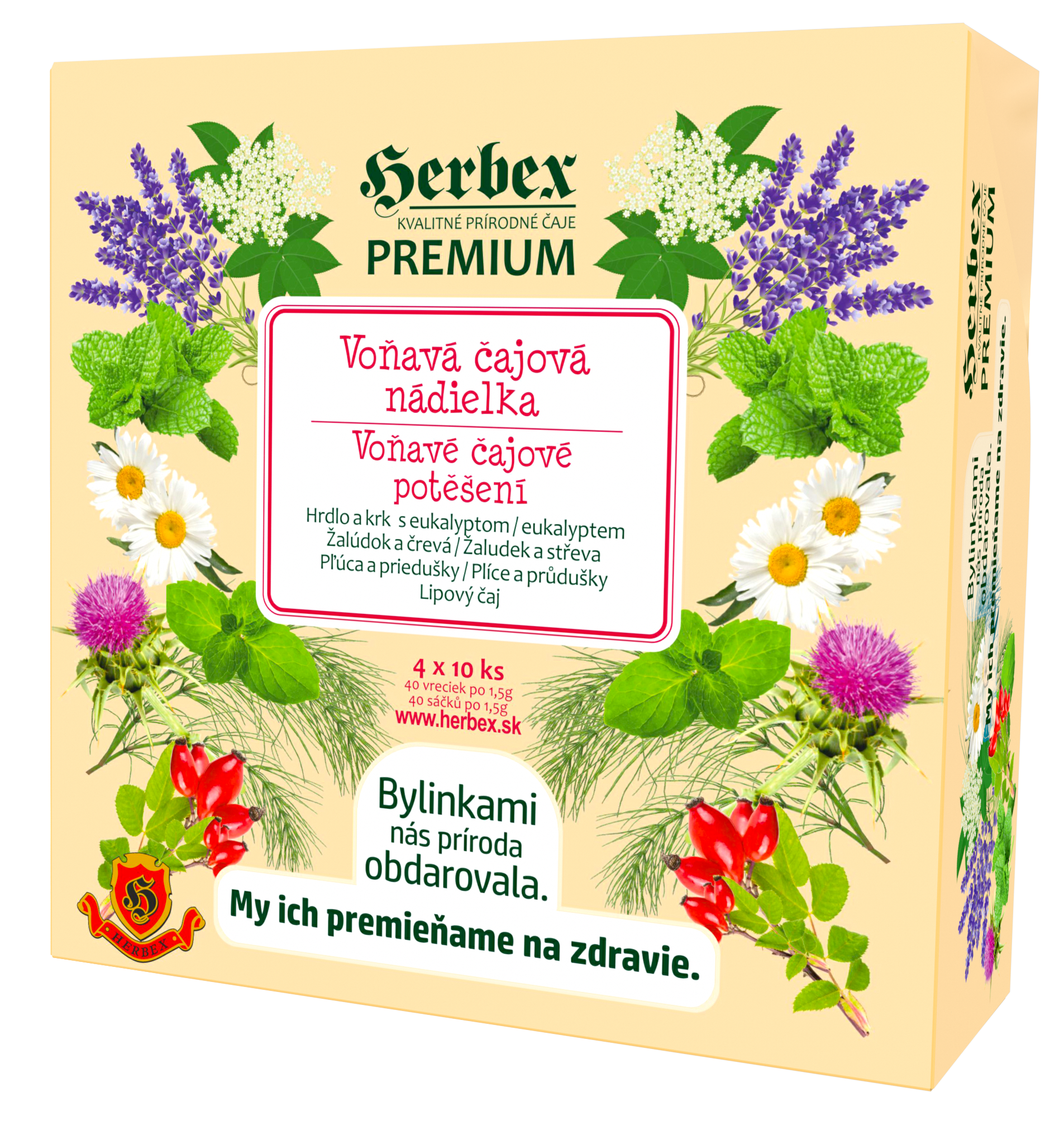 HERBEX Voňavé čajové potěšení 40x1.5g