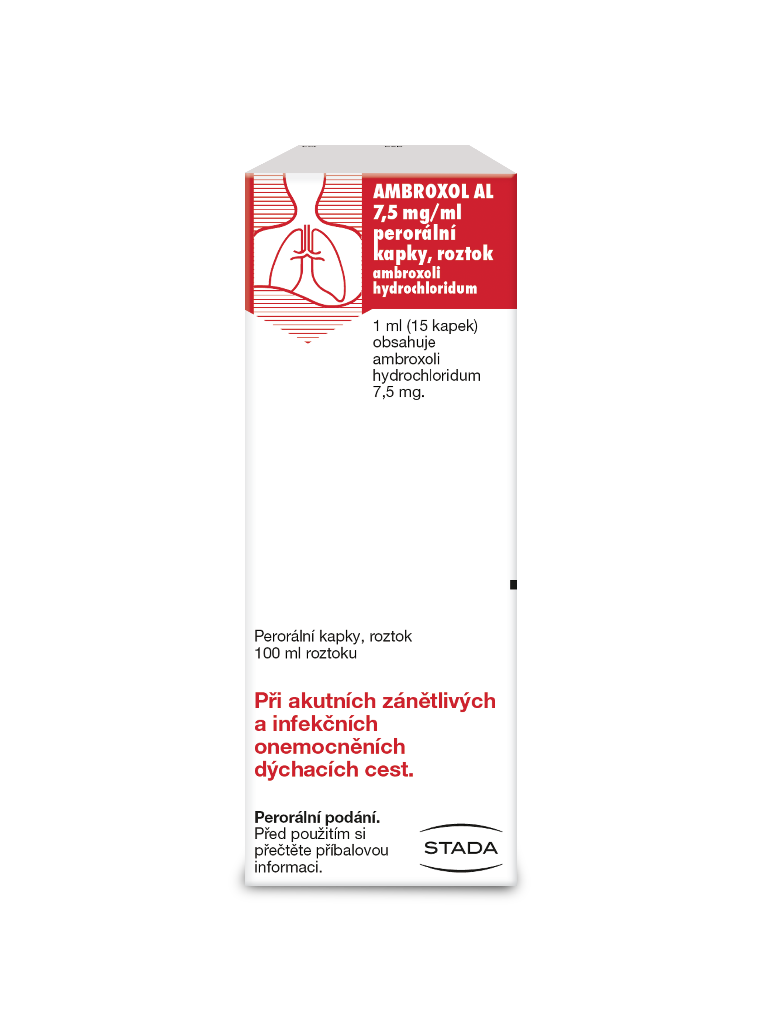 AMBROXOL AL POR 7,5MG/ML POR GTT SOL 100ML koupíte na MojeLékárna.cz