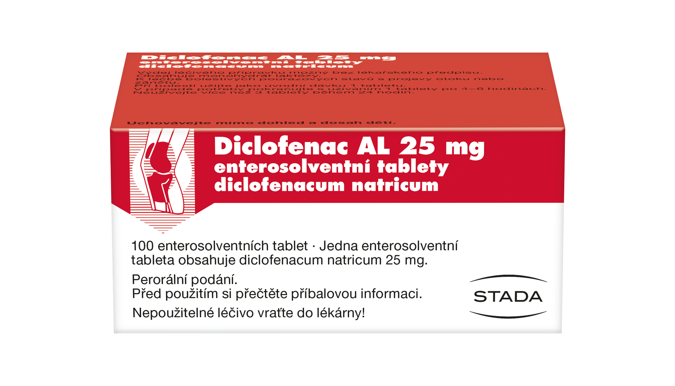 DICLOFENAC AL POR 25MG TBL ENT 100 koupíte na MojeLékárna.cz