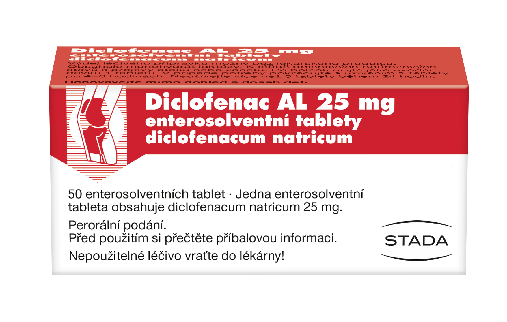 DICLOFENAC AL POR 25MG TBL ENT 50 koupíte na MojeLékárna.cz