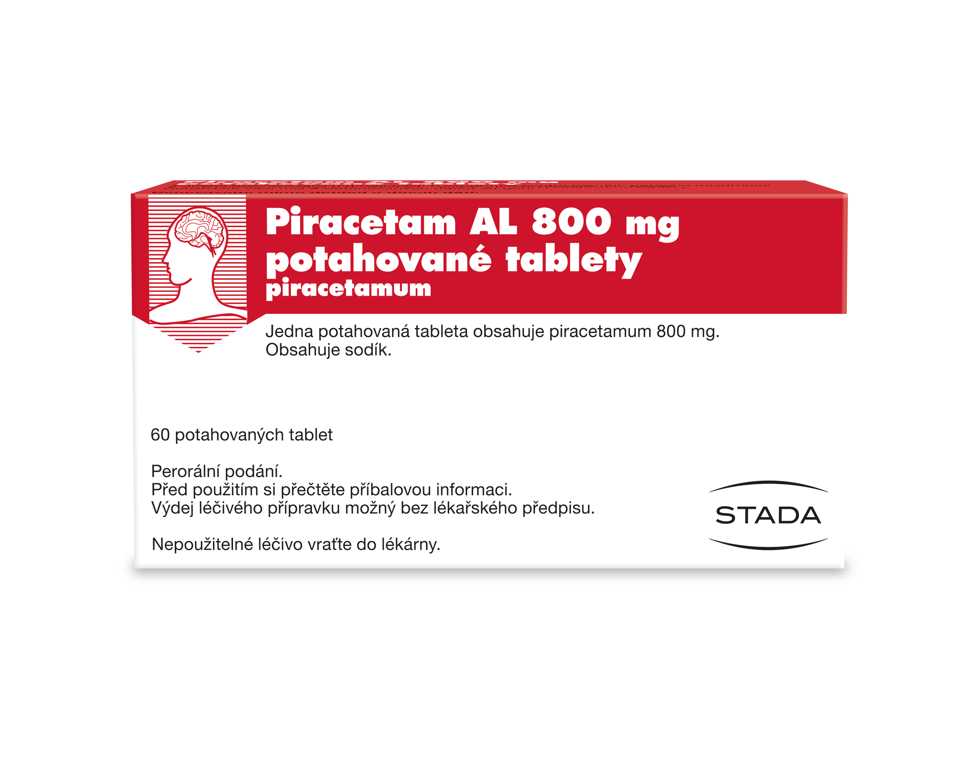 Piracetam AL 800 por.tbl.flm. 60 x 800 mg koupíte na MojeLékárna.cz