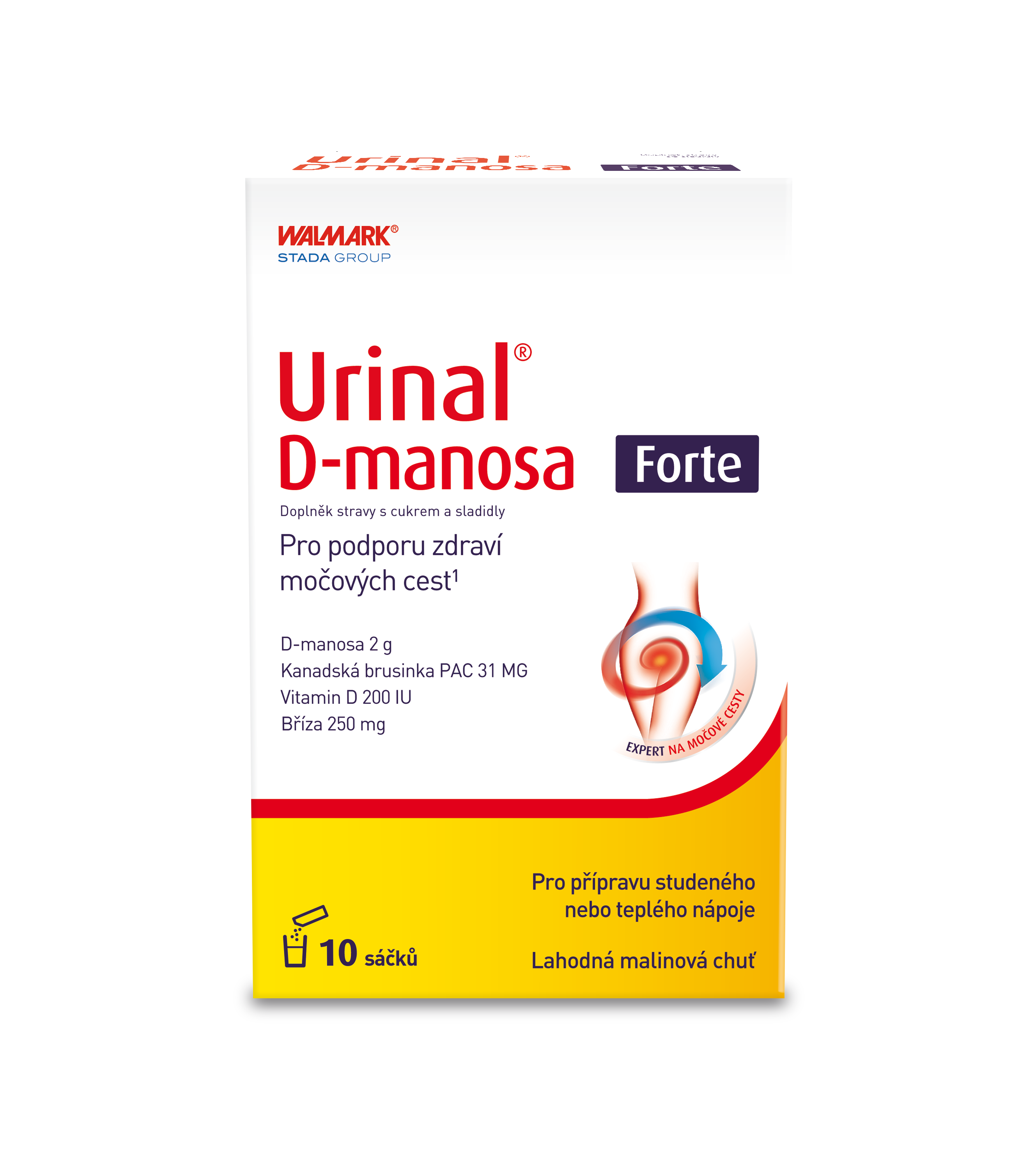 Walmark Urinal D-manosa Forte 10 sáčků koupíte na MojeLékárna.cz