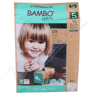 Levně Bambo Nature Pants 5 navlék.pl.kalh.12-18kg 19ks