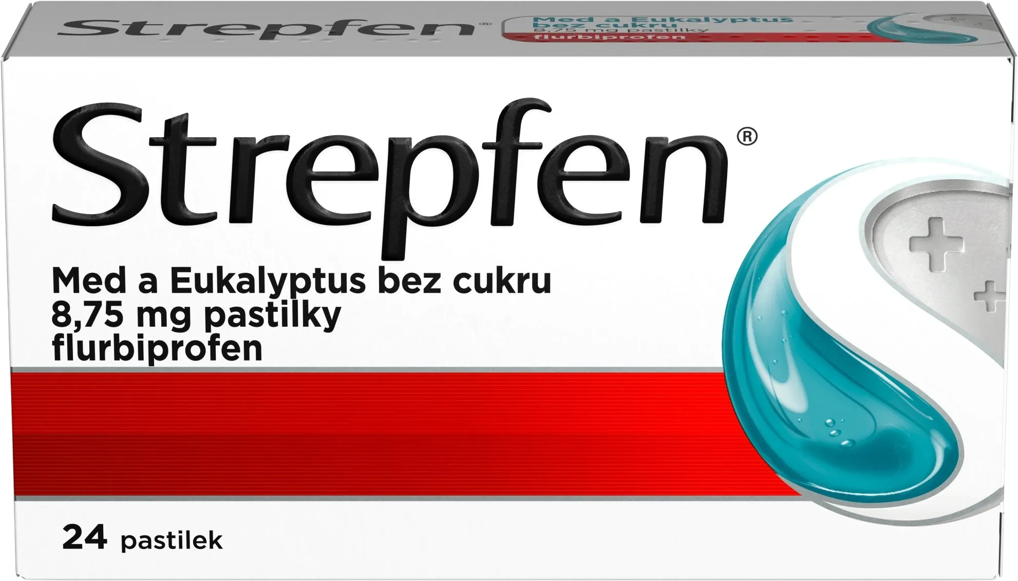 Strepfen Med a Eukalyptus bez cukru 8.75mg pas.24 koupíte na MojeLékárna.cz