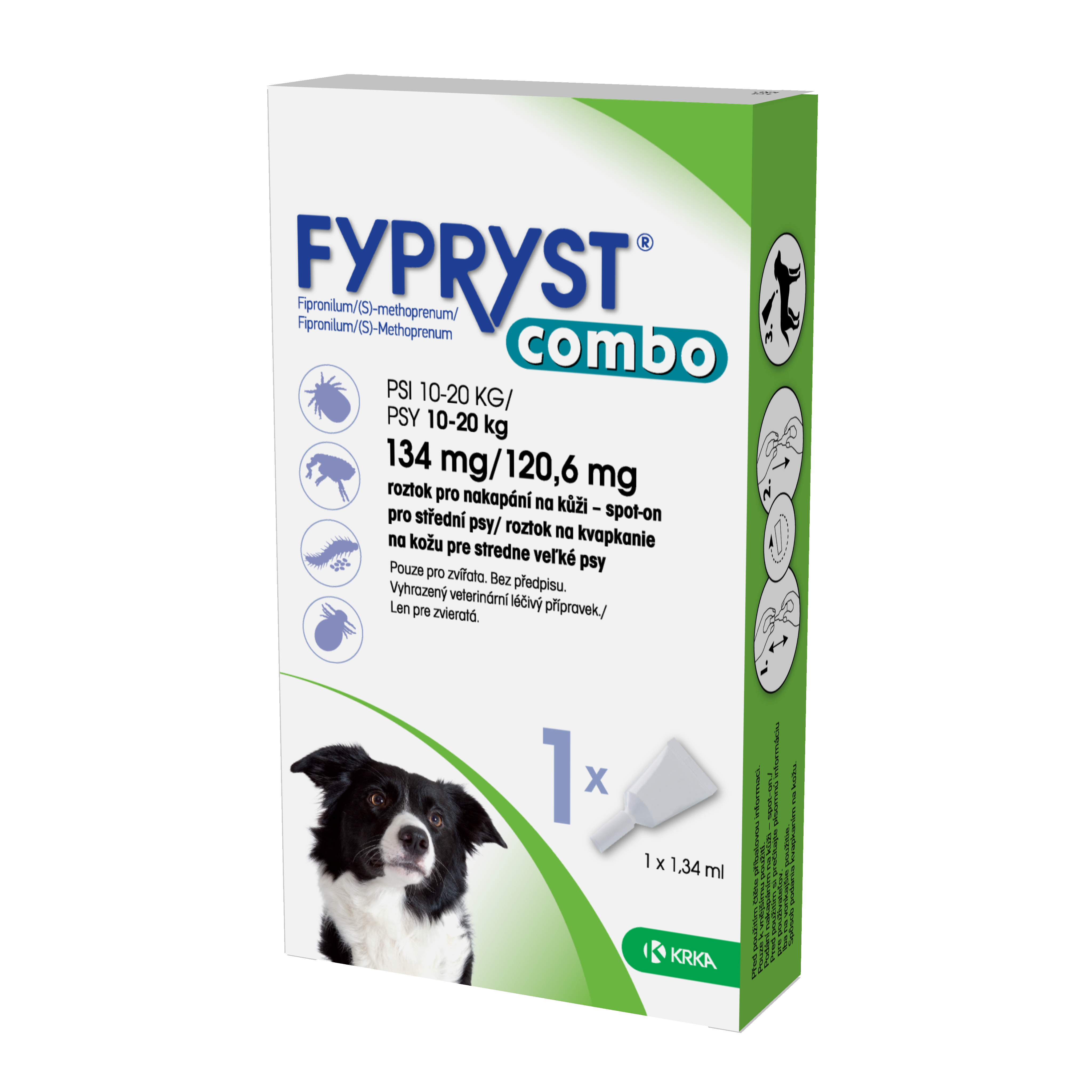 FYPRYST combo 1x1.34ml spot-on pro psy 10-20kg