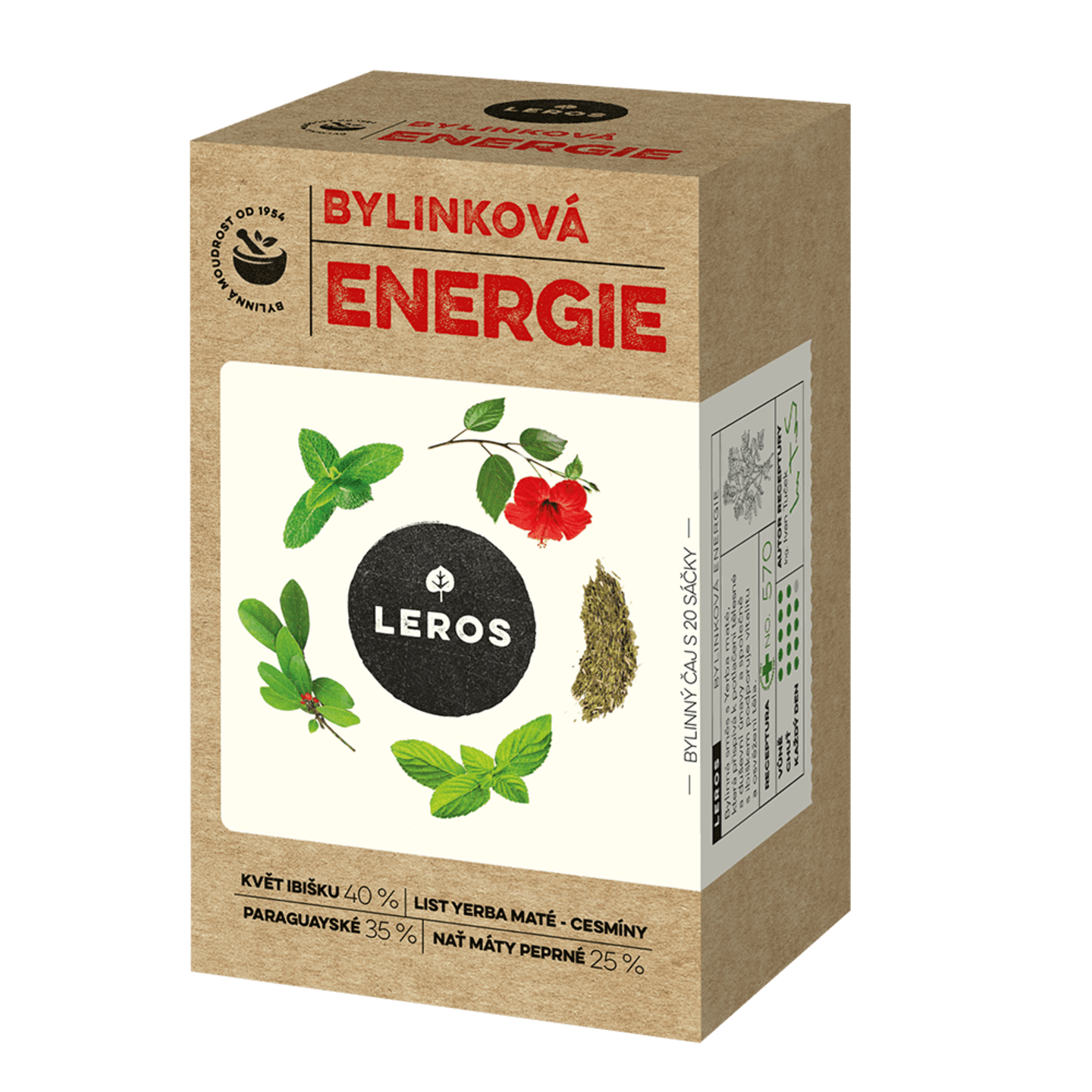 LEROS Bylinková energie 20x2g