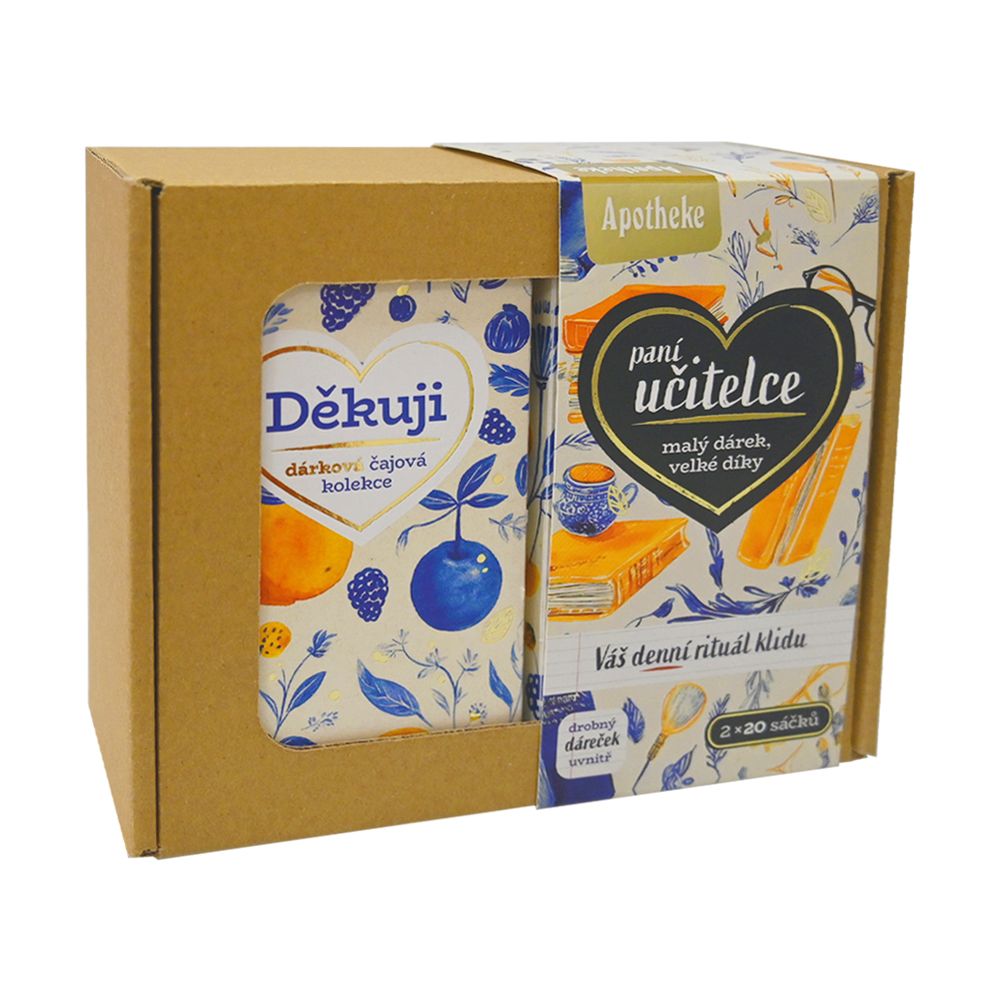 Apotheke Paní učitelce dárková sada 2x20sáčků
