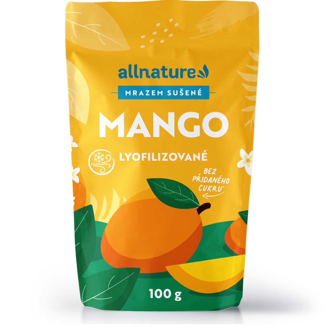 Allnature Mango sušené mrazem 100g koupíte na MojeLékárna.cz