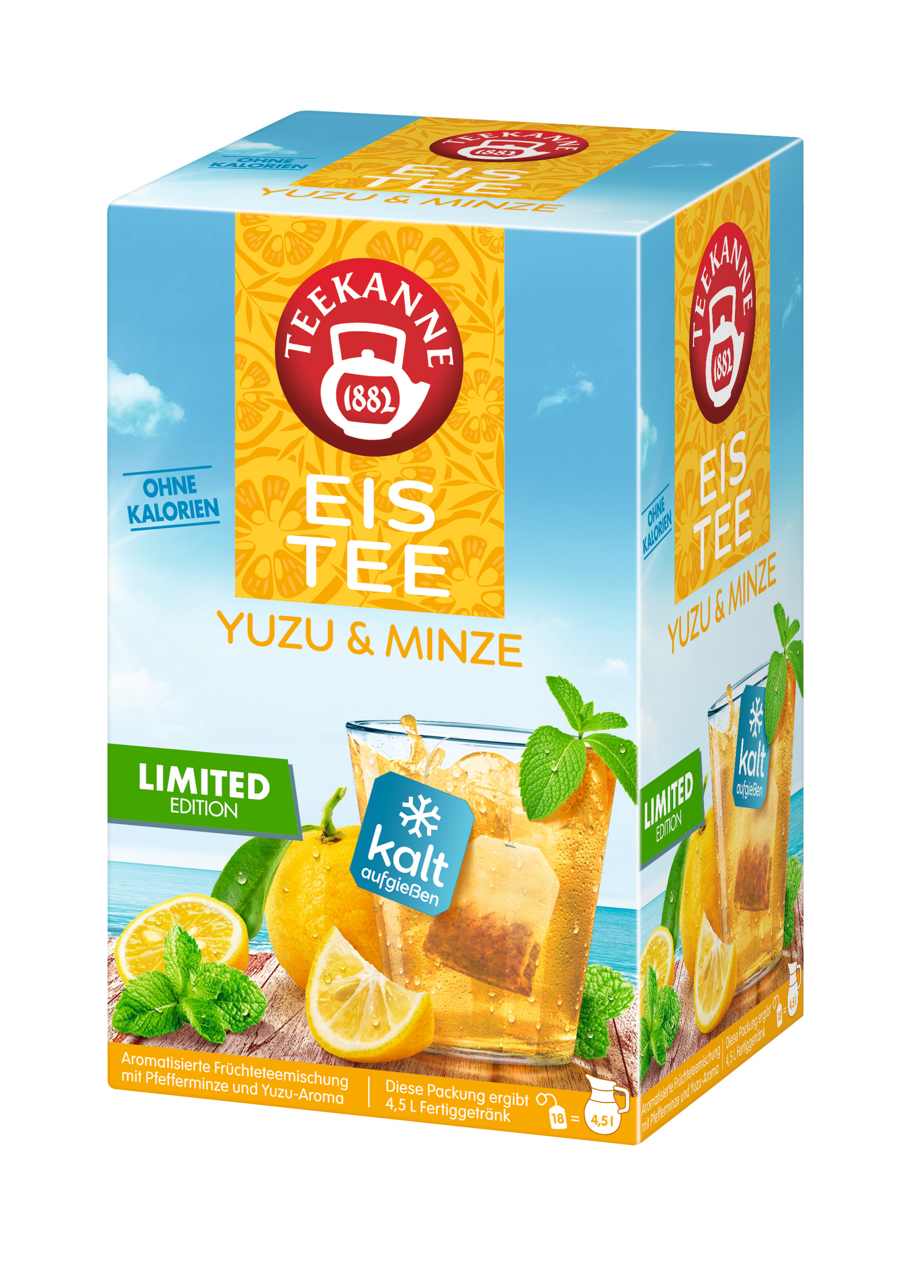 Teekanne Eistee Yuzu & Minze