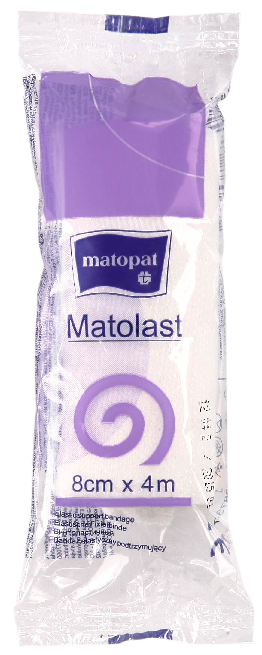 MATOPAT Matolast superelastické fixační obinadlo 4m x 8cm