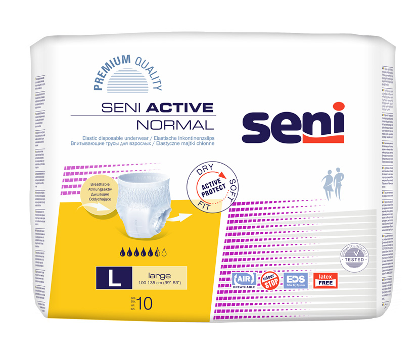 Seni Active Normal Large inkontinenční plenkové kalhotky 10ks