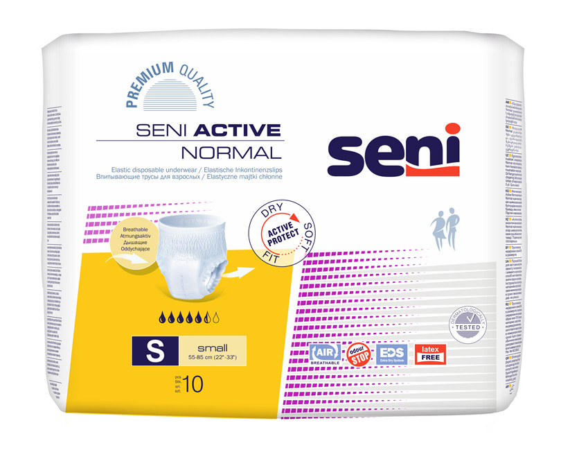 Seni Active Normal Small inkontinenční plenové kalhotky 10ks