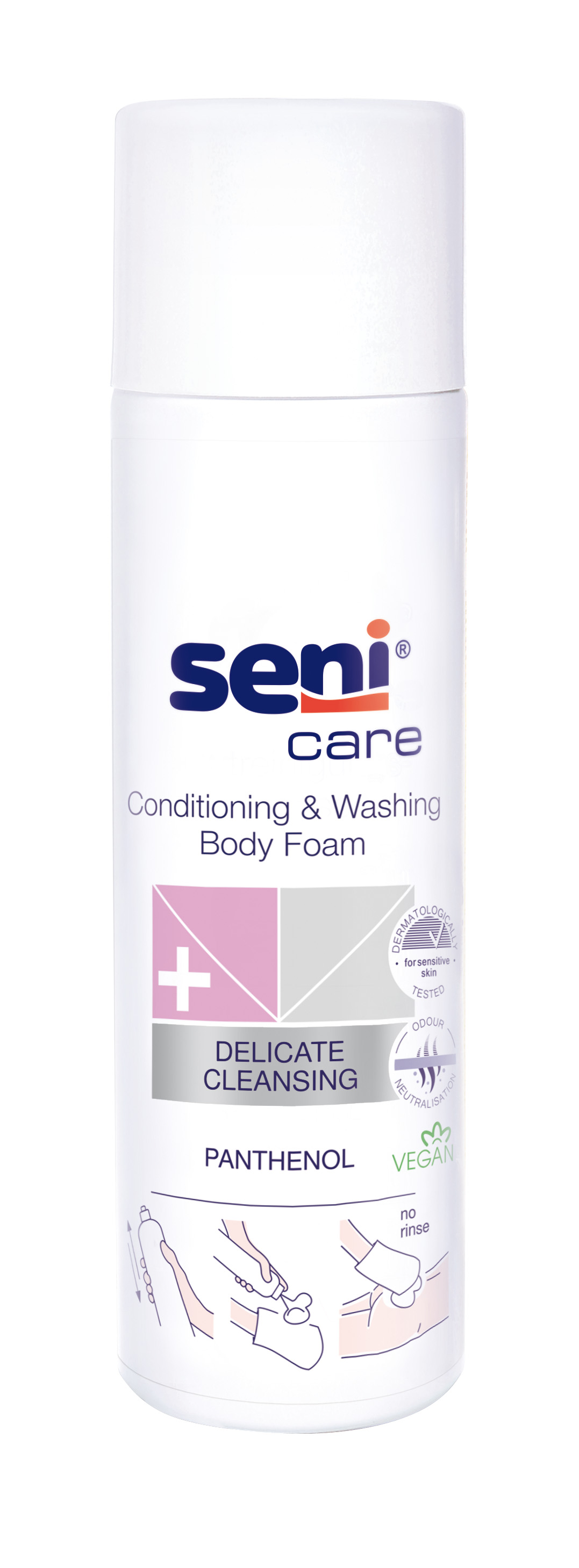 Seni Care čisticí a ošetřující tělová pěna 250ml