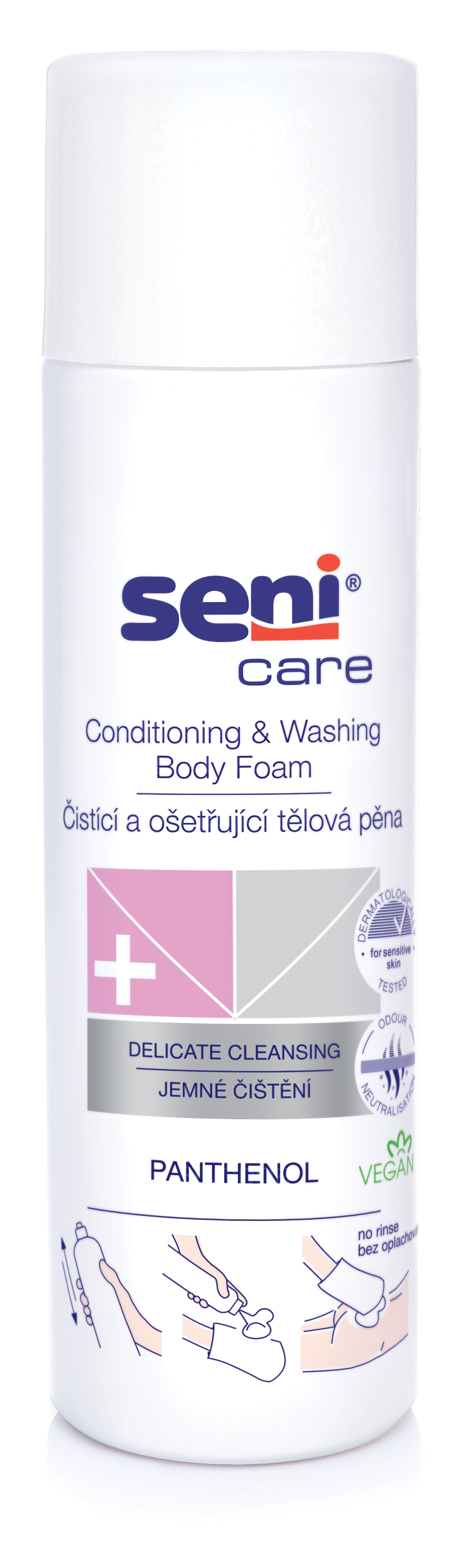 Seni Care čisticí a ošetřující tělová pěna 500ml