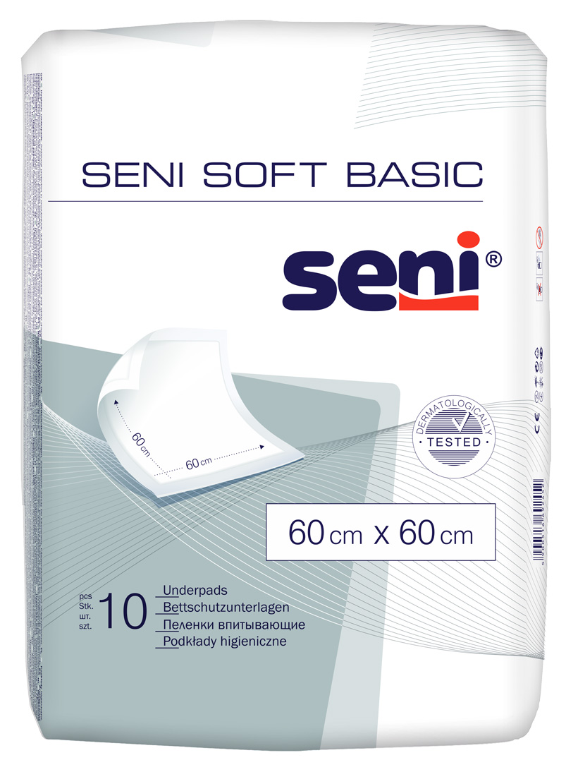 Seni Soft Basic podložka absorpční 60x60cm 10ks