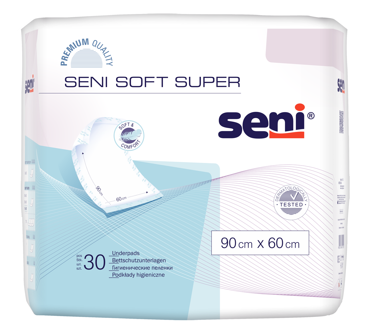 Seni Soft Super podložky absorpční 90x60cm 30ks