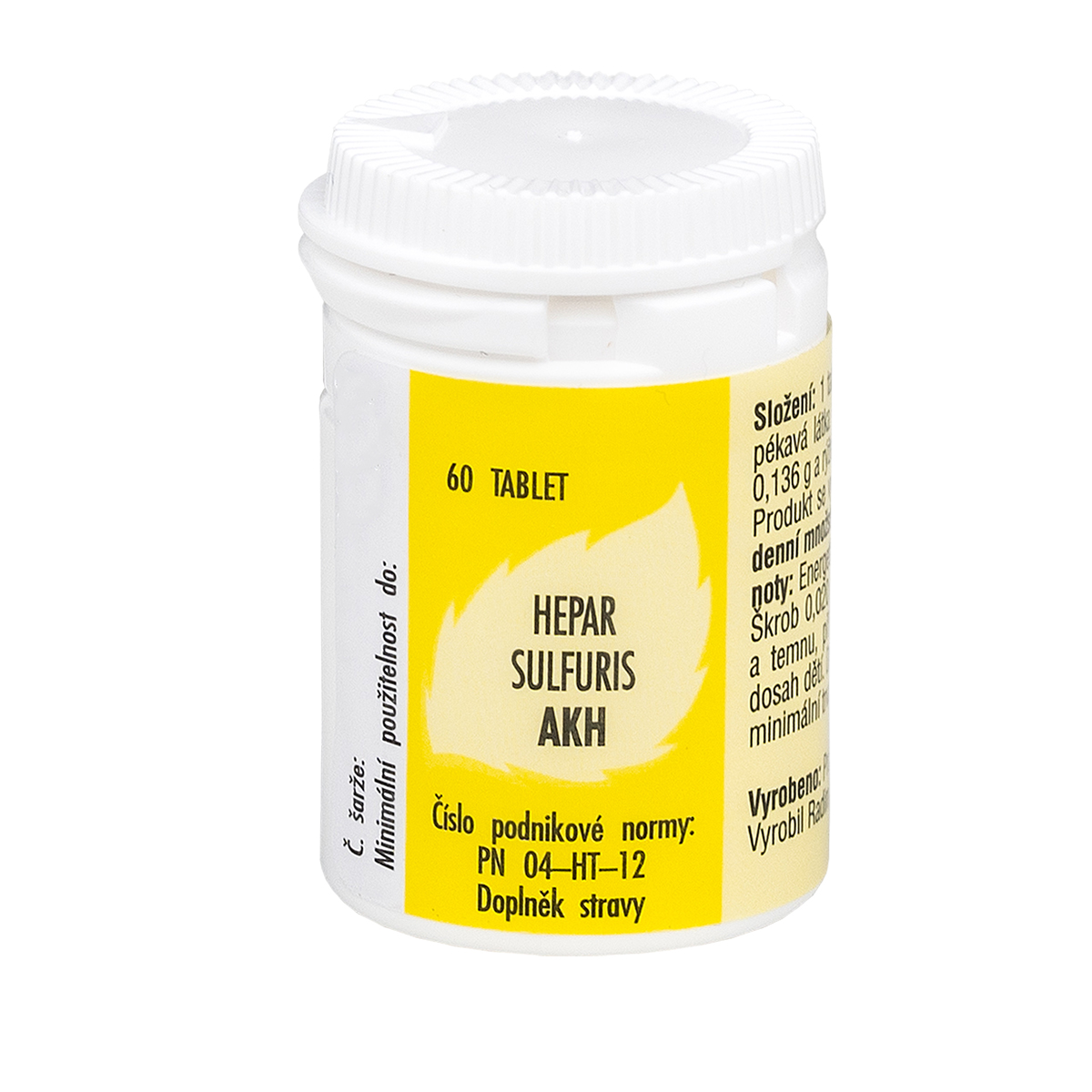 Hepar sulfuris AKH 60 tablet