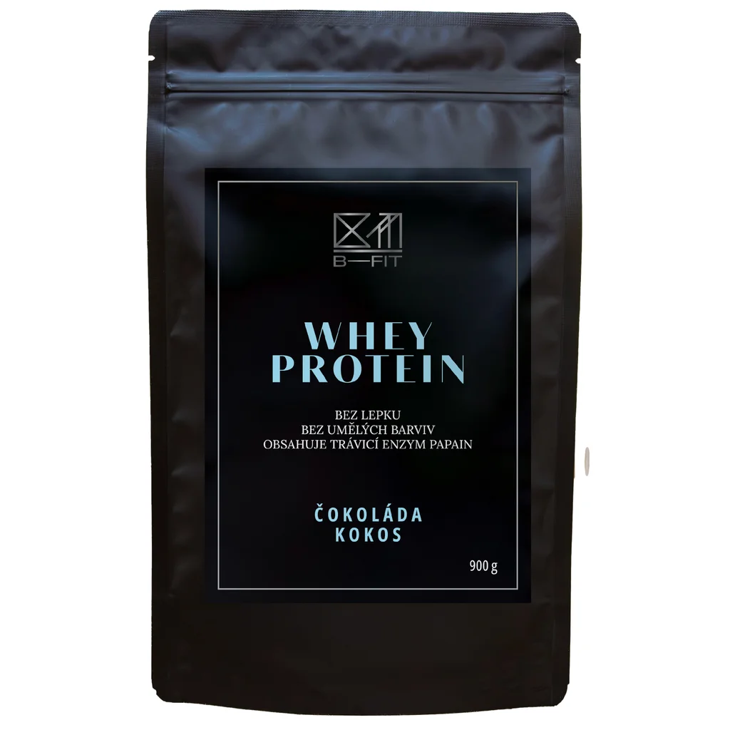 B-Fit Whey Protein čokoláda-kokos 900g