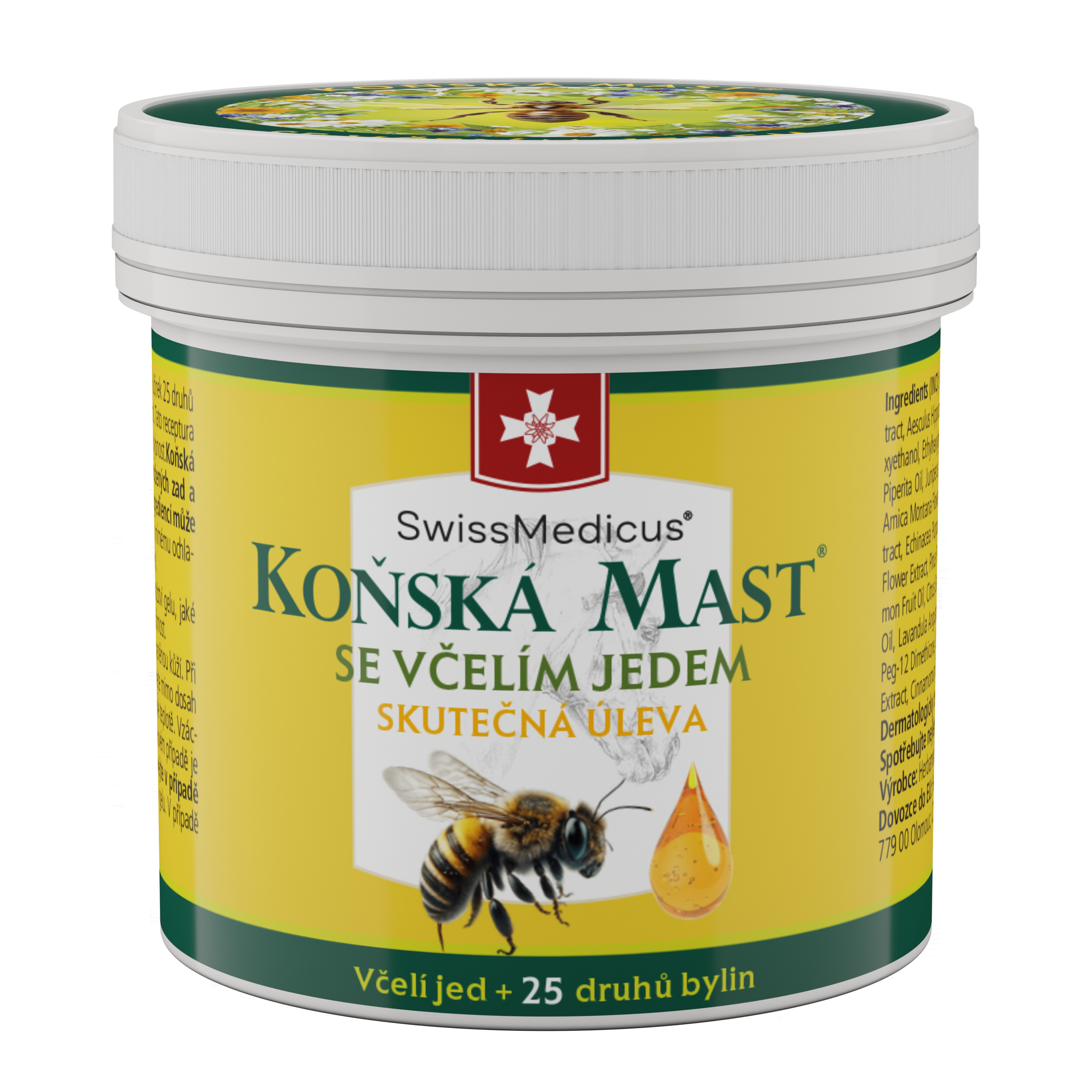 SwissMedicus Koňská mast se včelím jedem 150ml