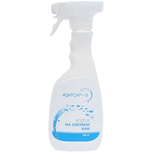 AQVITOX D roztok na ošetření ran s rozpraš.500ml