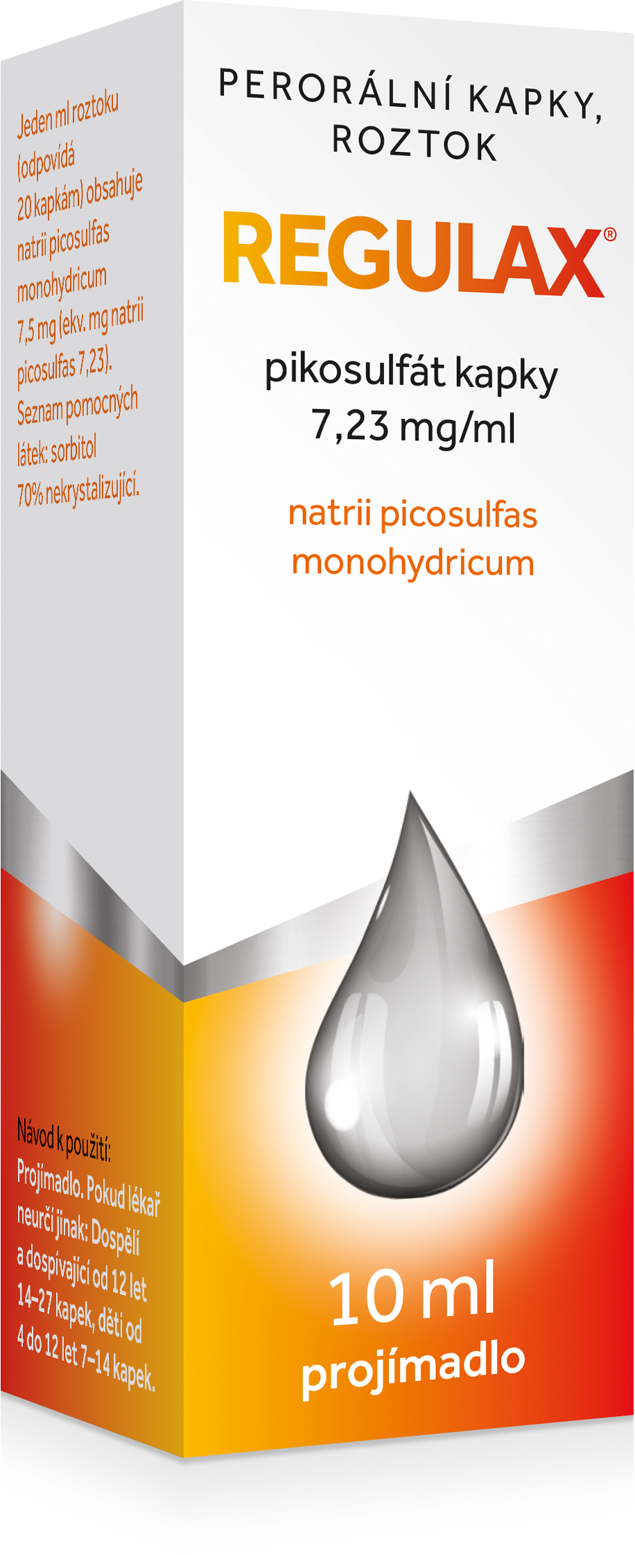 Regulax Pikosulfat kapky 7.23mg/ml 10ml